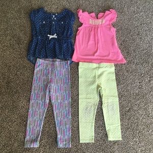 ***SOLD*** 3T short sleeved/pant outfits